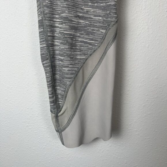 Lululemon Leggings Womens 8 29" W Wunder Under Scalloped Hem High Rise Crop Gray - Picture 4 of 15